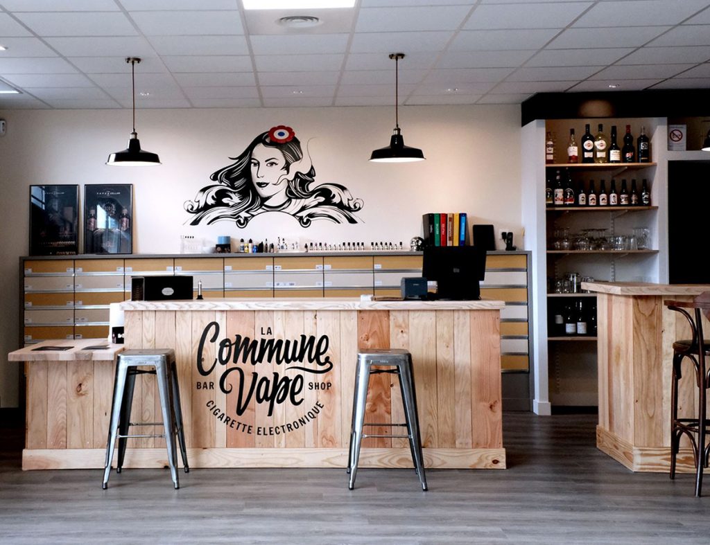 La Commune Vape - identité graphique par Zig