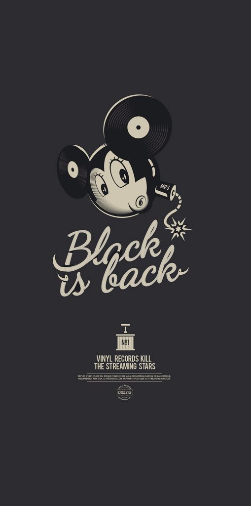 Black is back affiche par Zig