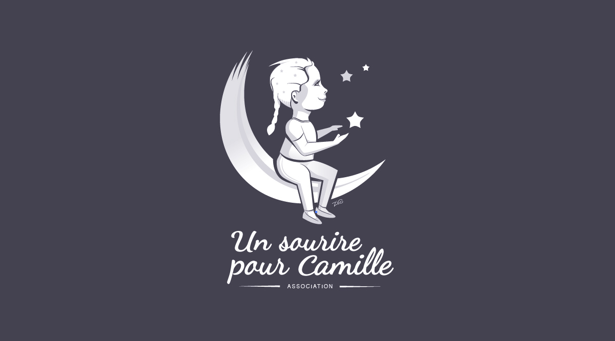 Illustration par Dezzig pour l'association Un sourire pour Camille