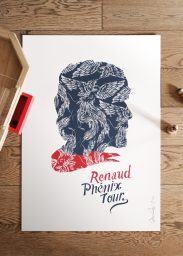 Sérigraphie Renaud Phénix Tour