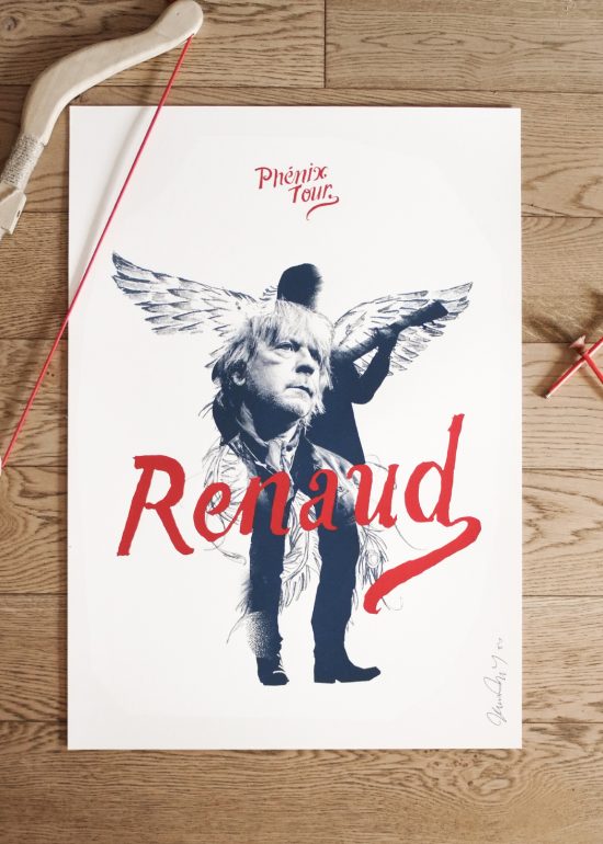 Sérigraphie Renaud Phénix Tour