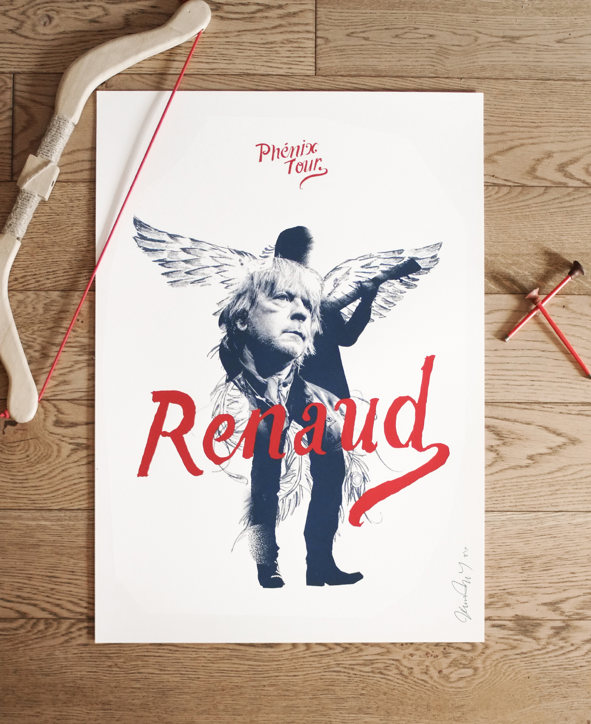 Sérigraphie Renaud Phénix Tour