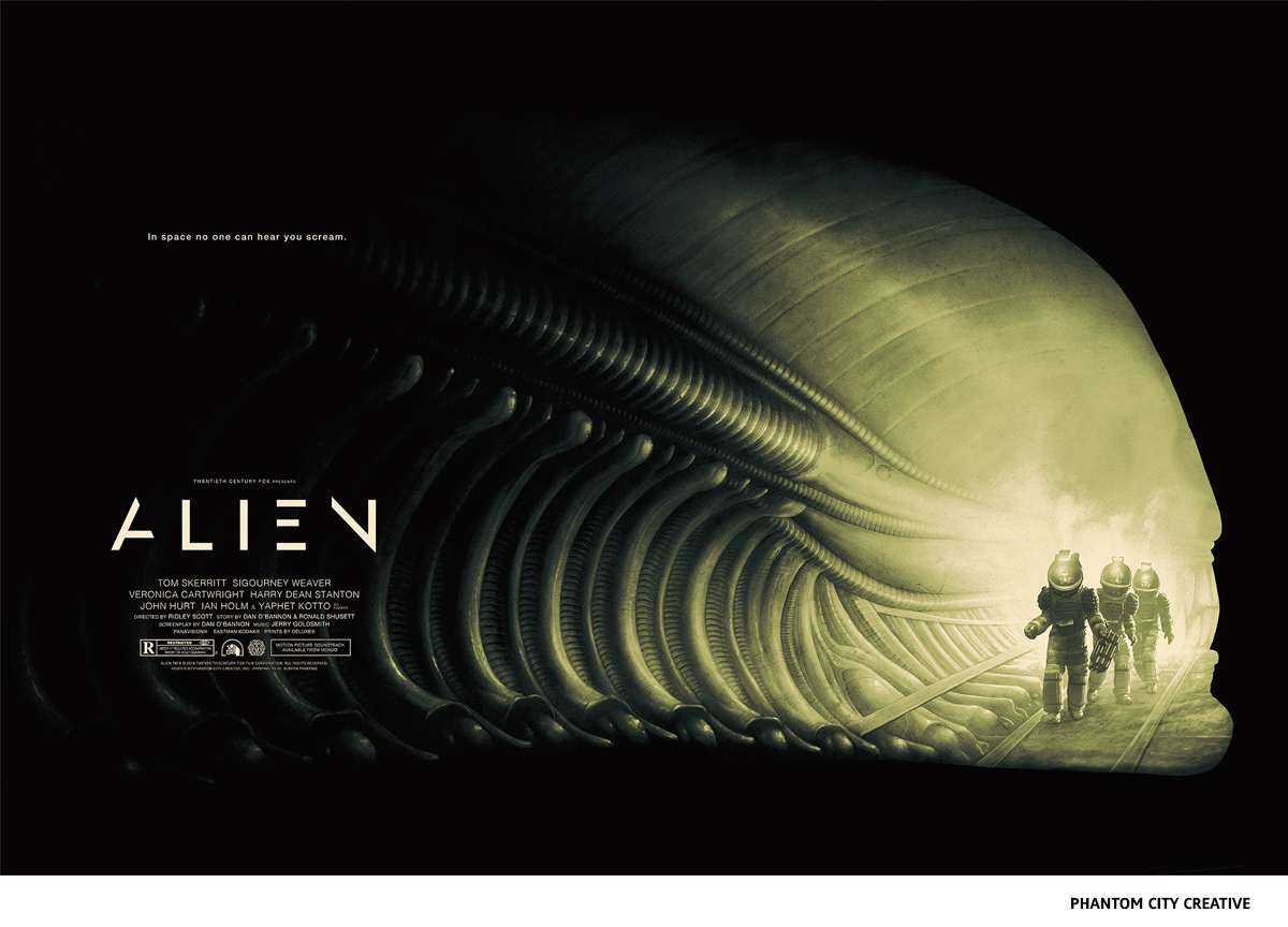 Alien by Phantom City Creative- science-fiction poster
