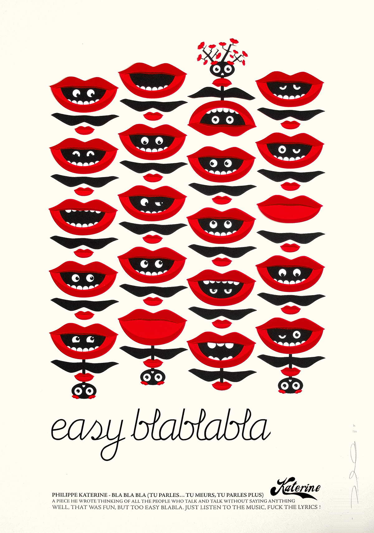 Philippe Katerine poster by Dezzig