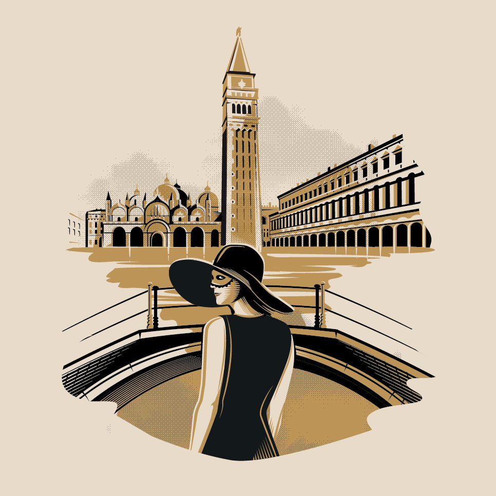 Illustration Venise Place San Marco