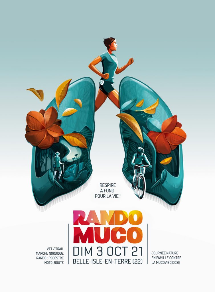 Affiche Rando Muco 2021 par Dezzig