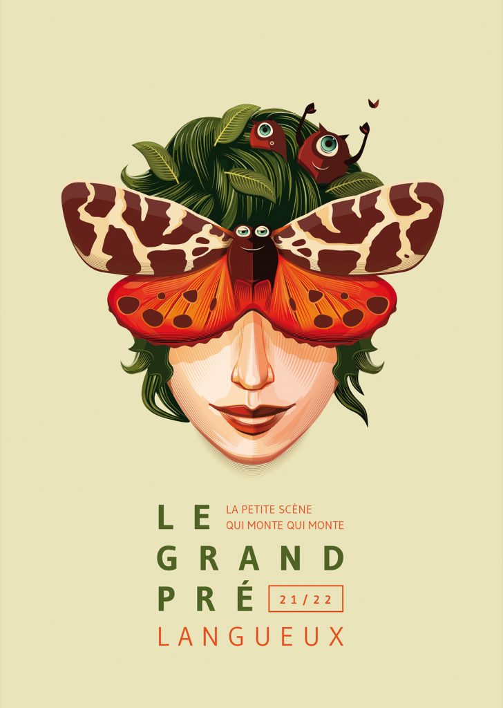 Visuel de saison 21-22 Le Grand Pré, par Dezzig