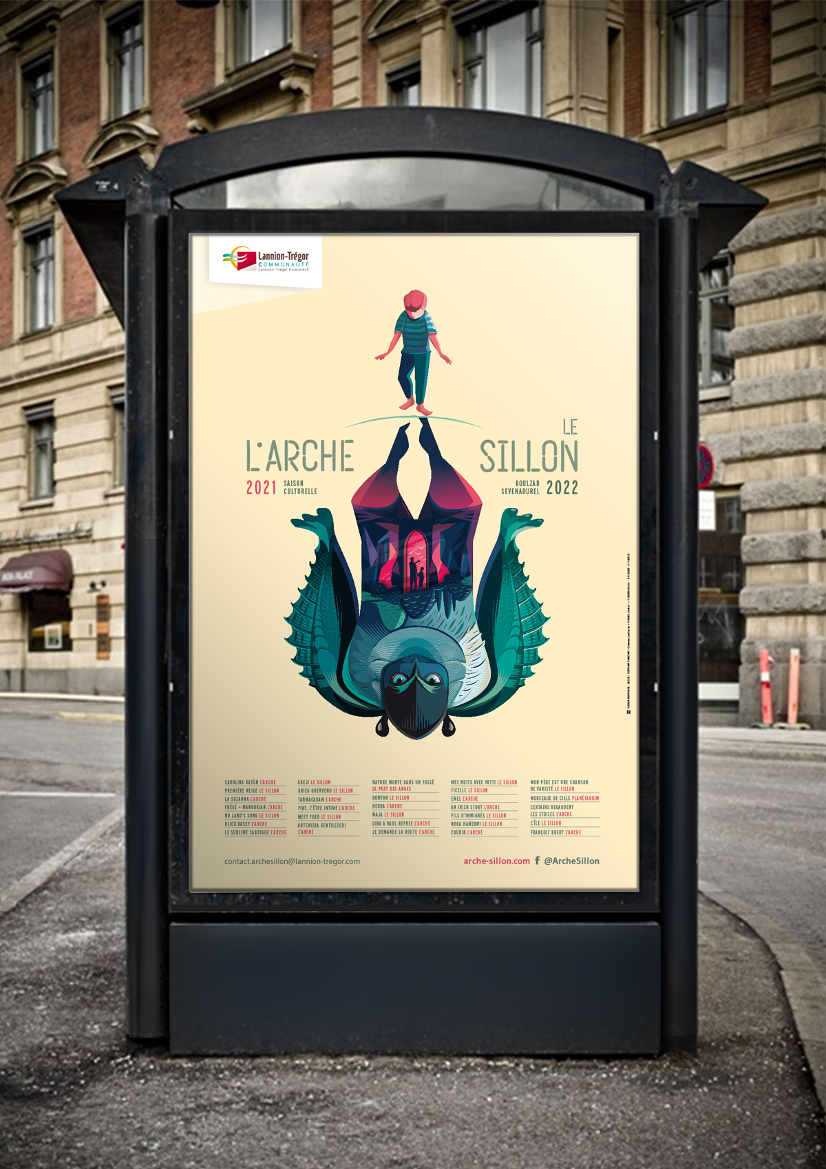 Affiche Arche Sillon par Dezzig