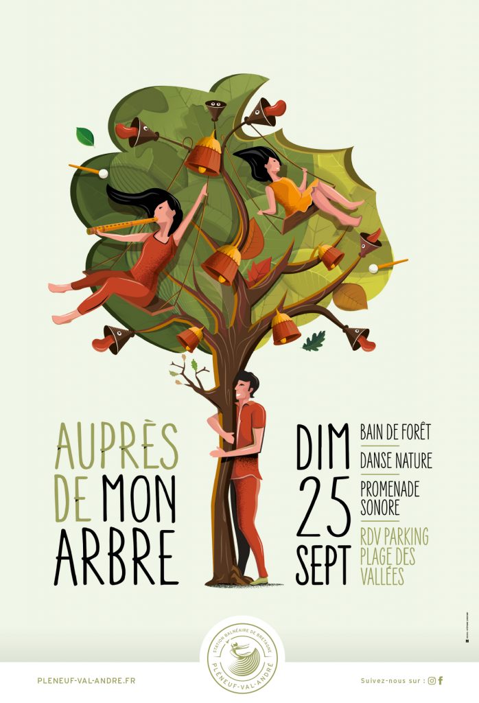 Affiche Auprès de mon arbre Pléneuf-Val-André
