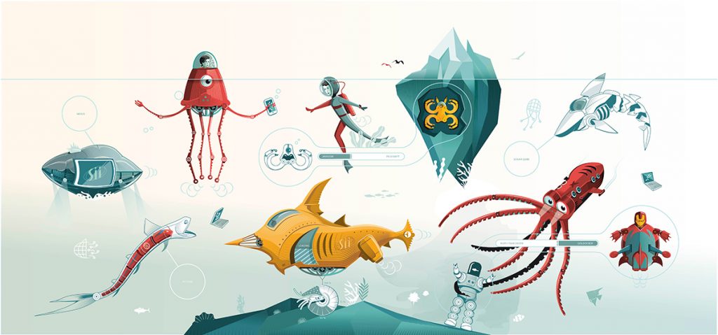 Illustration SII wall decor