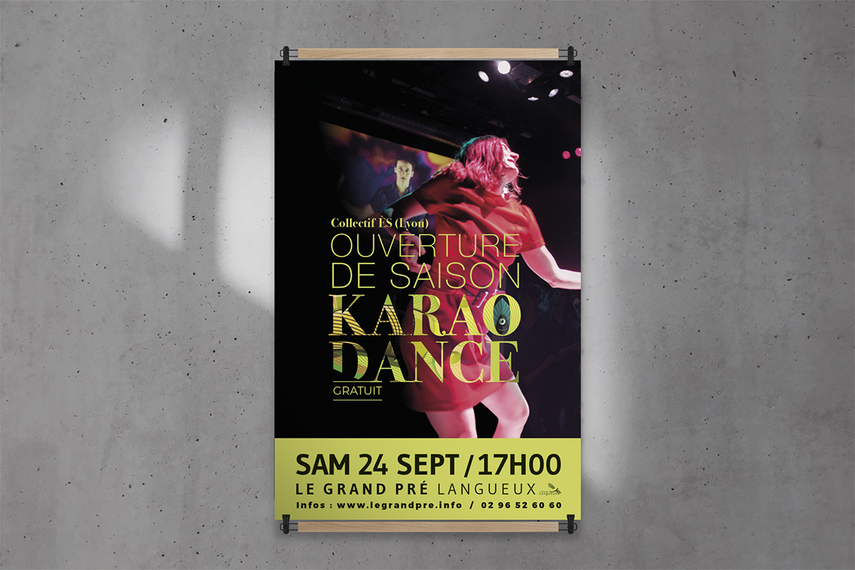 affiche ouverture de saison Karaodance Le Grand Pré