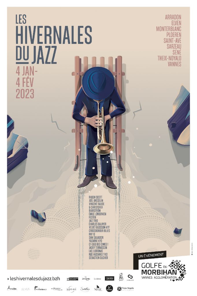 affiche Hivernales du Jazz par Dezzig