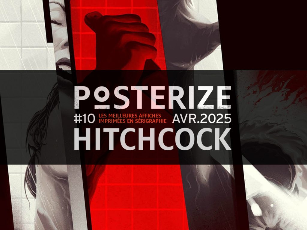 "Les meilleures affiches en sérigraphie des films de Hitchcock