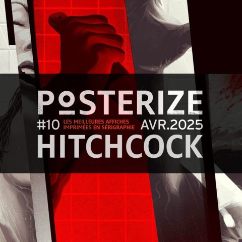 Les meilleures affiches en sérigraphie des films de Hitchcock