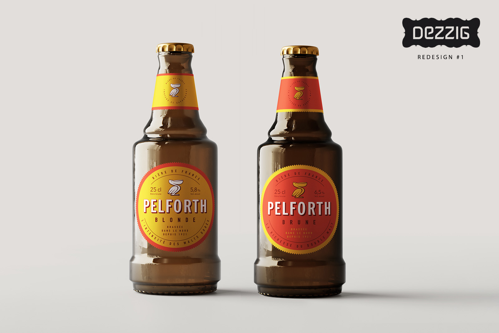 Redesign Packaging Pelforth par Dezzig