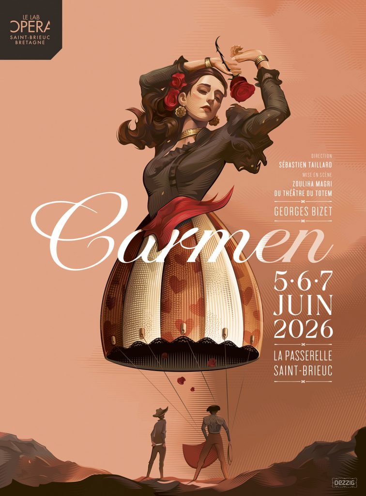 Affiche opéra Carmen par Dezzig